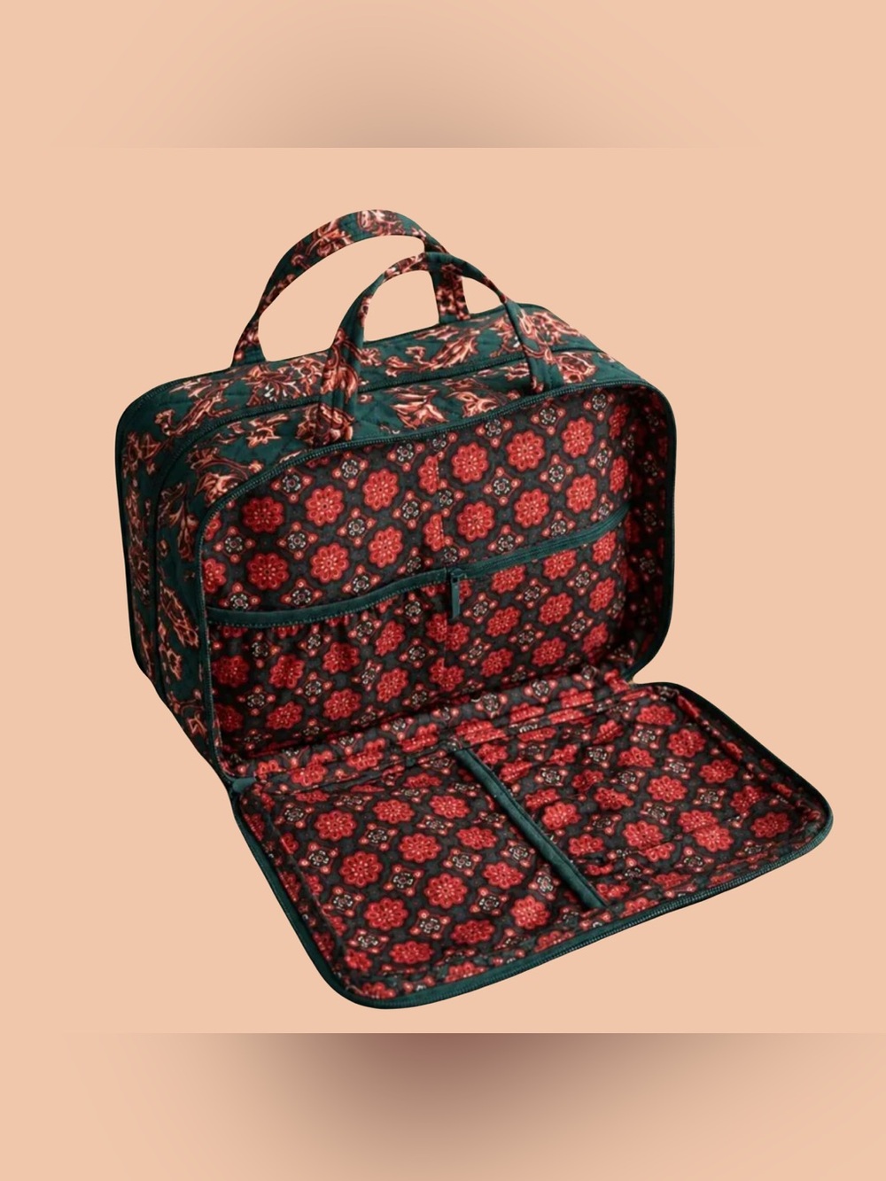 Vera Bradley Ultimate Travel Case in Victorian Vines NWT - Picture 4 of 7